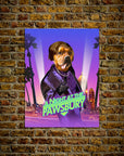 Póster personalizado para mascotas 'Una noche en The Pawsbury'