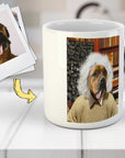 Taza personalizada para mascota 'Albert Pawstein'