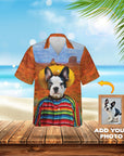 Camisa hawaiana personalizada (Los Amigos) (1-7 mascotas)