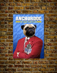 Póster Mascota personalizada 'Anchordog'