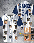 Camiseta de béisbol personalizada de los Atlanta Dogs