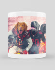 Taza personalizada para 2 mascotas 'Atlanta Doggos'