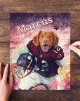 Rompecabezas personalizado para mascotas 'Atlanta Doggos'