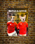 Póster Personalizado para 2 mascotas 'Austria Doggos'