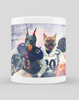 Taza personalizada para 2 mascotas 'Baltimore Doggos'