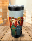 Vaso personalizado para 2 mascotas 'Beavis y Buttsniffer'