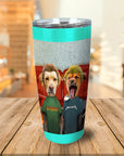 Vaso personalizado para 2 mascotas 'Beavis y Buttsniffer'