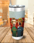 Vaso personalizado para 2 mascotas 'Beavis y Buttsniffer'