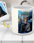 Taza personalizada para mascota 'Black Pawnther'