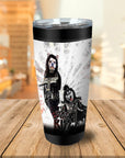 Vaso personalizado para 2 mascotas 'Kiss Doggos'