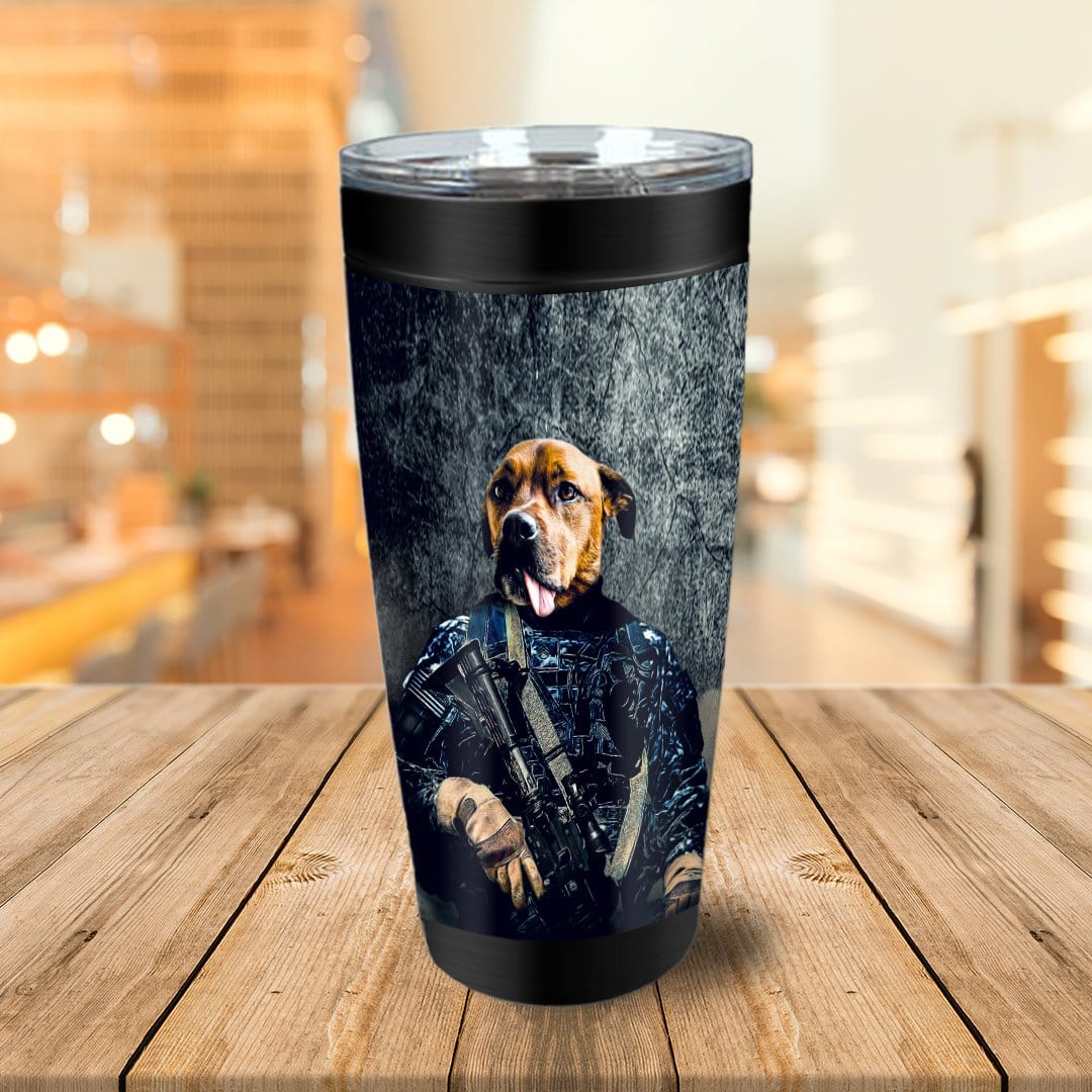 Vaso personalizado &#39;El veterano de la Marina&#39;