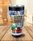 Vaso personalizado para 2 mascotas 'South Bark'