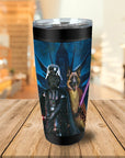 Vaso personalizado para 2 mascotas 'Darth Woofer &amp; Jedi-Doggo'