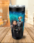 Vaso personalizado para 2 mascotas 'Juego de Huesos'