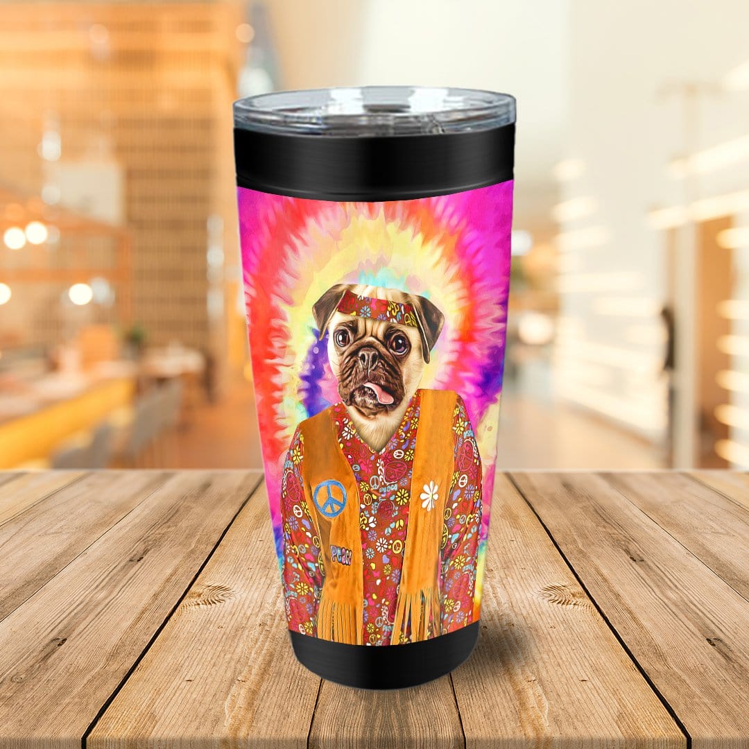 Vaso Personalizado &#39;La Hippie (Mujer)&#39;