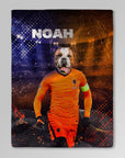 Manta personalizada para mascotas 'Holland Doggos Soccer'