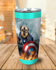 Vaso personalizado 'Capitán Doggmerica'