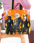 Bolsa de tela personalizada para 3 mascotas 'Charlie's Doggos'