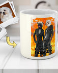 Taza personalizada para 2 mascotas 'Charlie's Doggos'