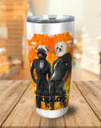 Vaso personalizado para 2 mascotas 'Charlie's Doggos'