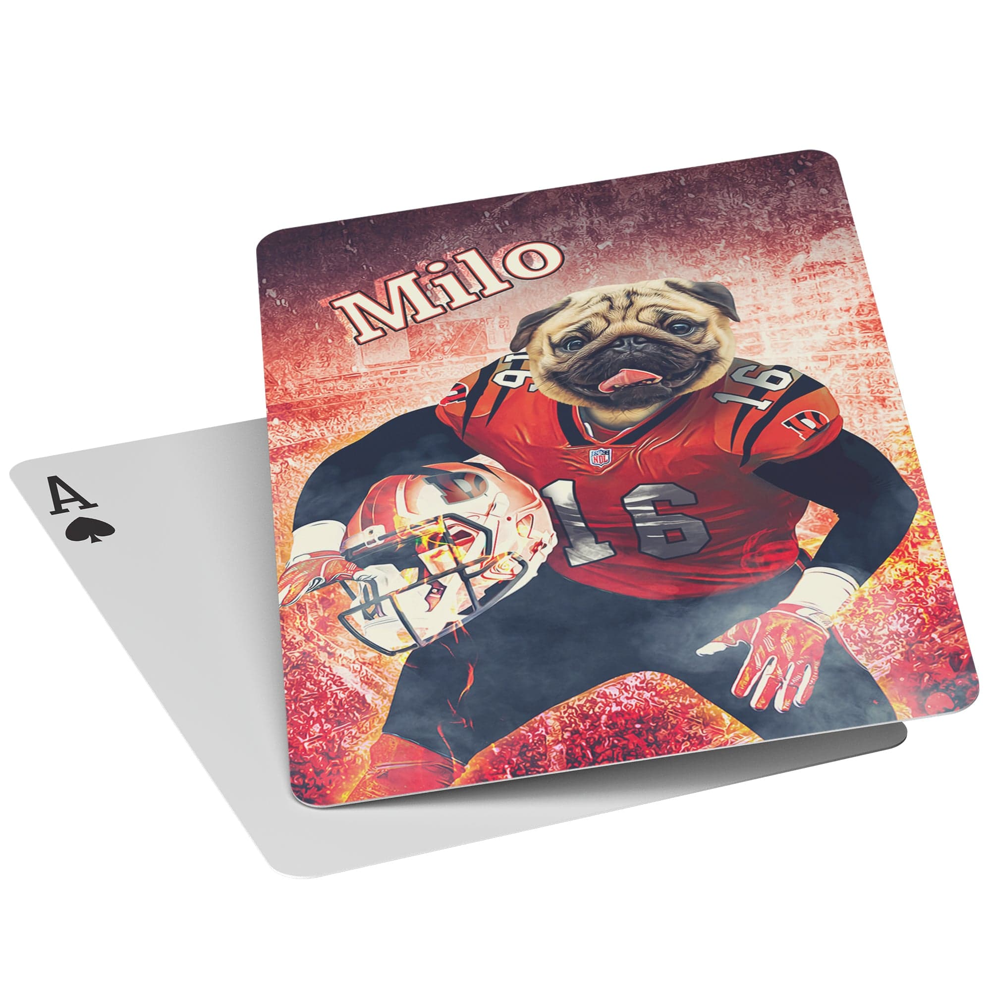 Naipes personalizados para mascotas &#39;Cincinnati Doggos&#39;