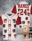 Camiseta de béisbol personalizada de Cincinnati Red Doggos