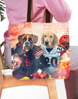 Bolsa de tela personalizada para 2 mascotas 'Cleveland Doggos'