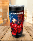 Vaso personalizado para 2 mascotas 'Czech Doggos'