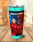 Vaso personalizado para 2 mascotas 'Czech Doggos'