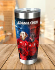 Vaso personalizado para 2 mascotas 'Czech Doggos'