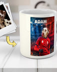 Taza personalizada para mascotas 'Fútbol de Doggos Checos'