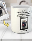 Taza personalizada para mascotas 'Querida mamá mascota'