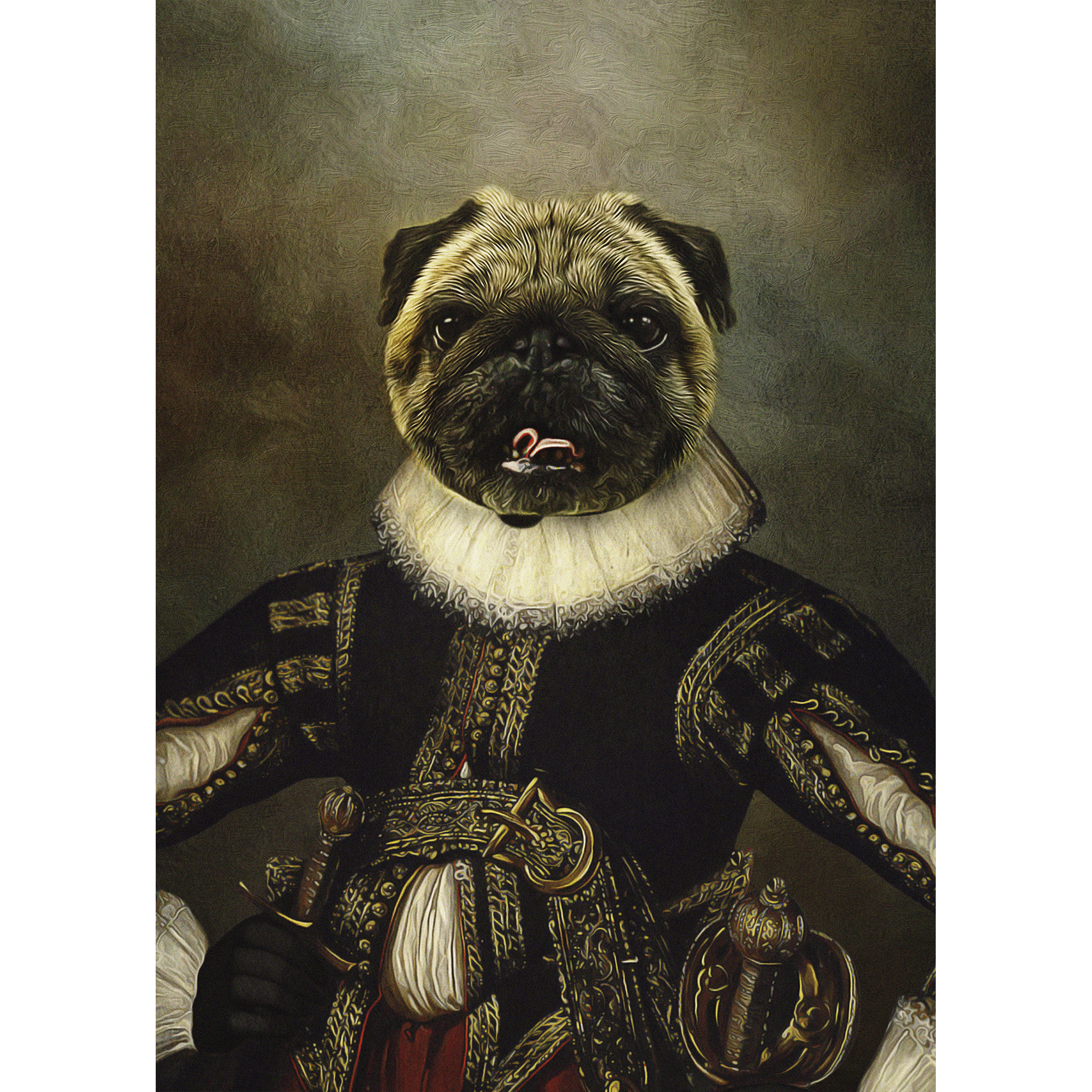 Retrato digital &#39;William Dogspeare&#39;