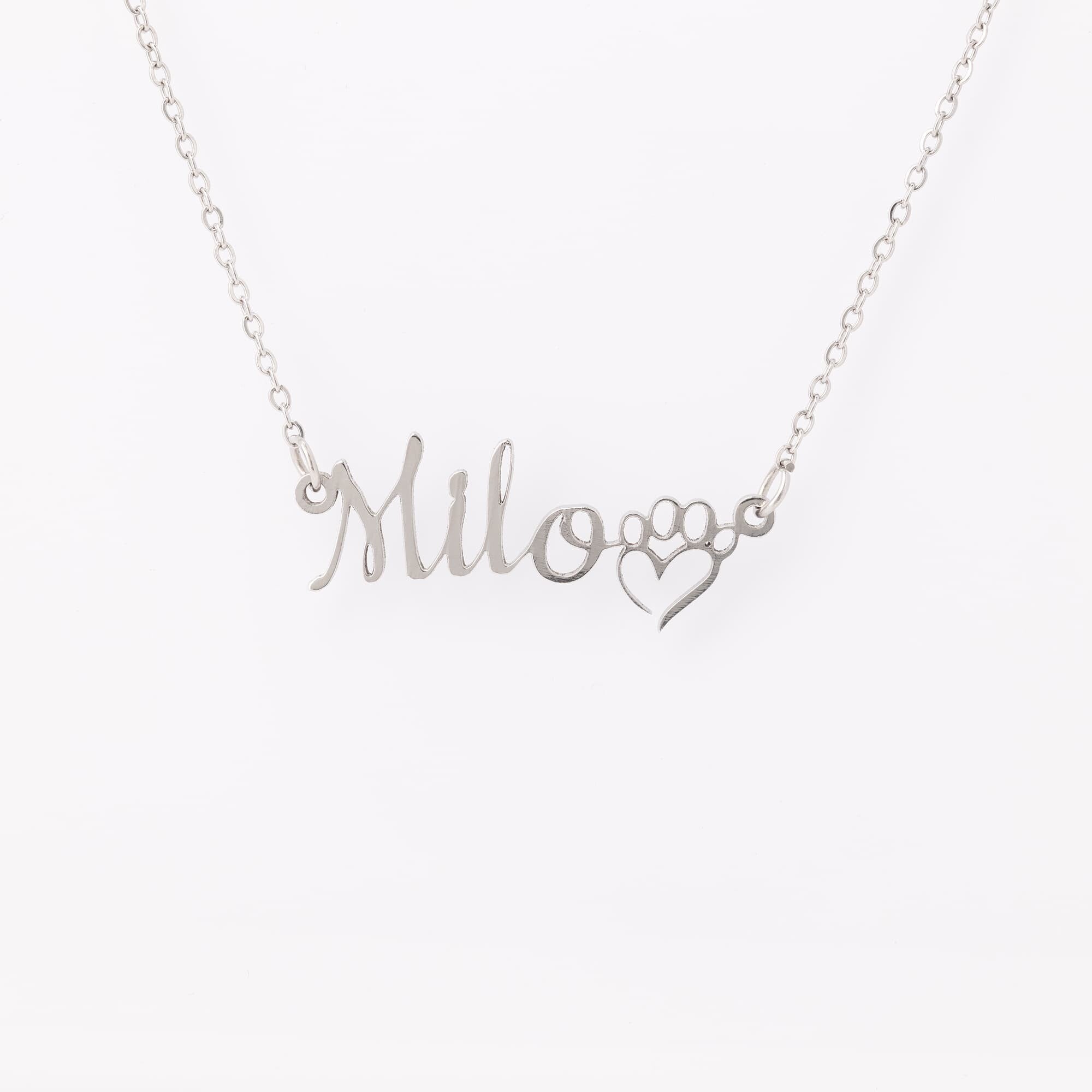 Collar personalizado con nombre de mascota