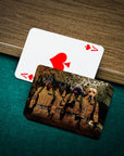 Custom Dogbusters personalized playing cards featuring four dogs in Ghostbusters costumes.
