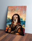 Lienzo personalizado para mascotas 'Dogga Lisa'