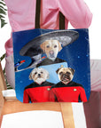 Bolsa Tote Personalizada para 3 Mascotas 'Doggo-Trek'