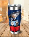 Vaso personalizado para 3 mascotas 'Doggo-Trek'