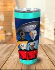 Vaso personalizado para 4 mascotas 'Doggo-Trek'