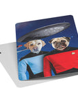 'Doggo-Trek' Naipes Personalizados para 2 Mascotas