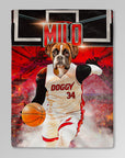 Manta personalizada para mascotas 'Doggo Heat' 