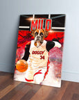 Lienzo personalizado para mascotas 'Doggo Heat'