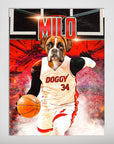 Póster personalizado para mascotas 'Doggo Heat'