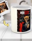 Taza personalizada para 2 mascotas 'Doggo Heist'