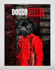 Póster de mascota personalizada 'Doggo Heist 2'