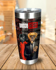 Vaso personalizado para 2 mascotas 'Doggo Heist'