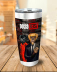 Vaso personalizado para 2 mascotas 'Doggo Heist'