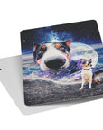 Naipes personalizados para mascotas 'Doggo in Space'