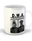 Taza personalizada para 2 mascotas 'DWA (Doggos with Attitude)'