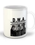 Taza personalizada con 3 mascotas 'DWA (Doggos With Attitude)'